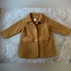Stylish Tan Brown Toddler Coat 2T Baby Gap